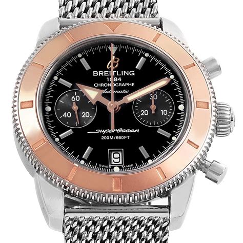 breitling superocean 44 rose gold